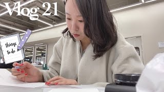 ENG) Vlog 21. 일하면서 코딩공부 다시 시작했는데..,직장인일상/출근룩, 바빠도 운동은하고 골프는 쳐야해..그러면서 또 놀아야해..