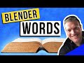 Over 50 Blender Terms Explained