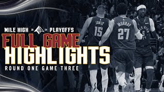Denver Nuggets vs. Los Angeles Lakers  Game Three Highlights 🎥
