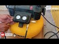 cómo encender y apagar correctamente un compresor dewalt tipo pancake modelo d2002m wk