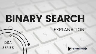 Binary Search | Detailed Explanation | Tamil | C++ | Python | Java