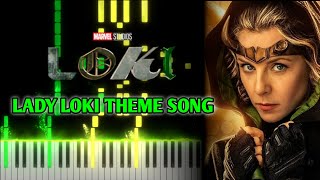 Lady Loki's Theme - End Credits Theme - [Loki Disney Plus] (Piano Cover)