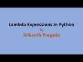 Learn how to use Lambda Expressions in Python