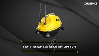 Depth transducer calibration tutorial of CHASING F1