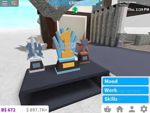 All The Trophies In Bloxburg