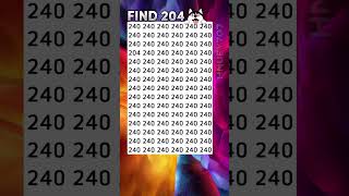 FIND 204 #shorts #ytshorts #quiz #puzzle #iqtest #xyzbca #findthedifference #viral #gk #trending