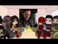 justice league react to avengers gacha react