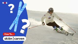 Zo ski jij als een pro de piste af! Van pizzapunt tot carven met Jelinkova | How to... | NOS Sport