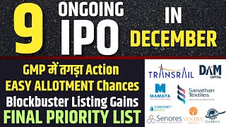 FINAL PRIORITY LIST💥GMP Action, Tough Allotment | DAM Capital IPO Apply or Not