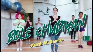 'Bole Chudiyan - Akash Ali Remix' | Bollywood Dance | Dance Fitness With Linda