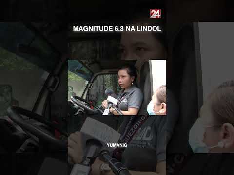 Magnitude 6.3 na lindol, yumanig sa Calatagan, Batangas #shorts 24 Oras