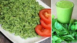 Spinach Spaetzle