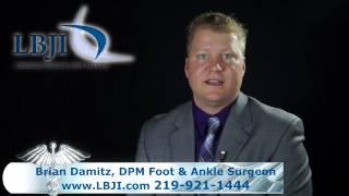 NWI Podiatrist/Foot \u0026 Ankle Surgeon, Schererville, IN talks about foot/ankle crush injuries