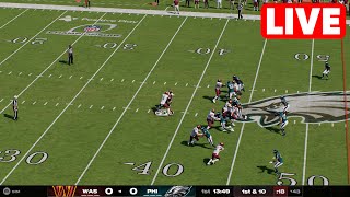 NFL LIVE🔴 Commanders vs. Eagles | NFC Championship NFL Full Game - January 26th 2025 Madden NFL 25