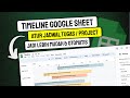 GOOGLE SHEET : Fitur Timeline Google Sheets, Bagaimana Cara Menggunakannya?