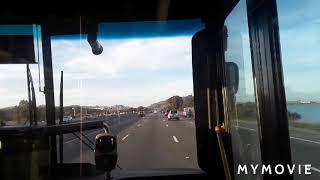 Samtrans 146 on route 398 (Front seat view)