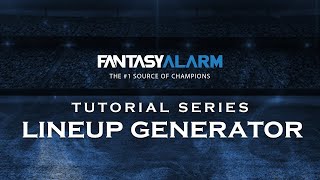 Lineup Generator Tutorial: Exporting and Importing Lineups To DFS Sites