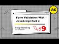 Laravel 9 Project #86 |Form Validation With JavaScript Part 2