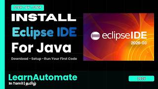 How to Download & Install Eclipse IDE for Java in Tamil 2026