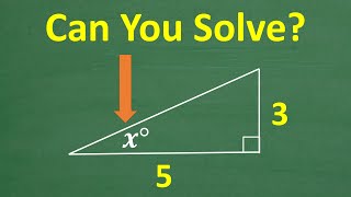 This Triangle Has Sides 3 And 5 What Is The Angle
