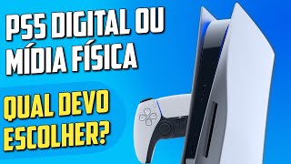 PS5 DIGITAL OU MÍDIA FÍSICA? OPINIÃO SINCERA!