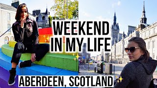 FUN WEEKEND IN THE LIFE ☀️🏴󠁧󠁢󠁳󠁣󠁴󠁿🌈 Study Abroad in Aberdeen, Scotland VLOG ✈️🌎