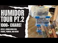 Cigar Humidor Tour Pt.2 | Bonus Bourbon Collection | Rare OpusX Andalusian Bull Padron Buffalo Trace