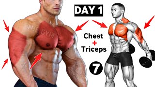 Chest And Triceps Superset Workout ( 7 Effective Exercises )