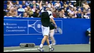 Roddick vs Hewitt - Highlights - ATP 500 Memphis 2009 - Semifinal