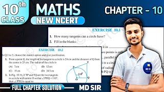 Class 10 Maths Chapter 10: FULL CHAPTER | Circles | MD Sir