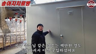 총무님네 컨테이너를 활용한 겨울철 송아지 전용 치료방