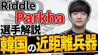 【 APEX 】韓国のショットガンの天才 Riddle Parkhaをちょこっと解説 ちょこっとプロ解説⑱【 apex 海外プロ 】【 apex レイス 】【 わんず 】 #Shorts