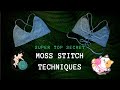 Crochet Moss Stitch - Increase and Decrease Techniques