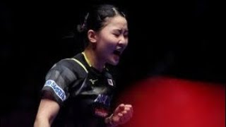 張本美和が準決勝進出　山崎唯愛に４－２で逆転勝ち　最年少Ｖへあと２