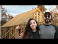 55 Building a Gable roof in the woods - مهمة في الغابة (بناء سقف البيت)