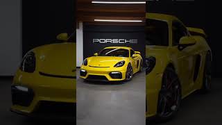Ferrari or Lambo? 🤔 2020 Porsche Cayman GT4, Racing Yellow Exterior, Black interior, Manual 💲129,900