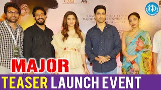 Major Movie Teaser Launch Event | Adivi Sesh | Latest Telugu Movie | iDream Filmnagar |