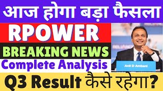 reliance power q3 result preview | rpower share latest news | rpower share news today| Target?