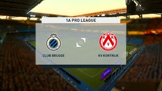 Club Brugge vs Kortrijk | Belgian Pro League (21/11/2020) | Fifa 21