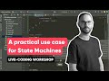 A practical use case for State Machines  |  bene : studio workshop