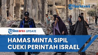 Reaksi Hamas soal Peringatan Israel ke Sipil di Gaza untuk Evakuasi ke Selatan: Propaganda Palsu!