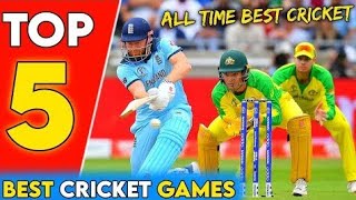 Top 5 New Cricket Games For Android | High Graphics 2022 Best Cricket Games