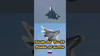 Sukhoi Su-57 Sound -Power Of Russia / Russian Power Weapons #su57#shorts#russia#putin#power#viral