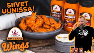 Poppamies Wing Sauce - Helposti siivet uunissa