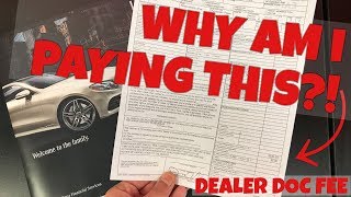 What the HECK is a Dealer Documentation Fee ?! (Dealer Admin \u0026 Doc Fee Explained) (MA Car Broker)