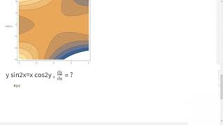 Differentiations, Powerseries and Contour Plot with Mathematica