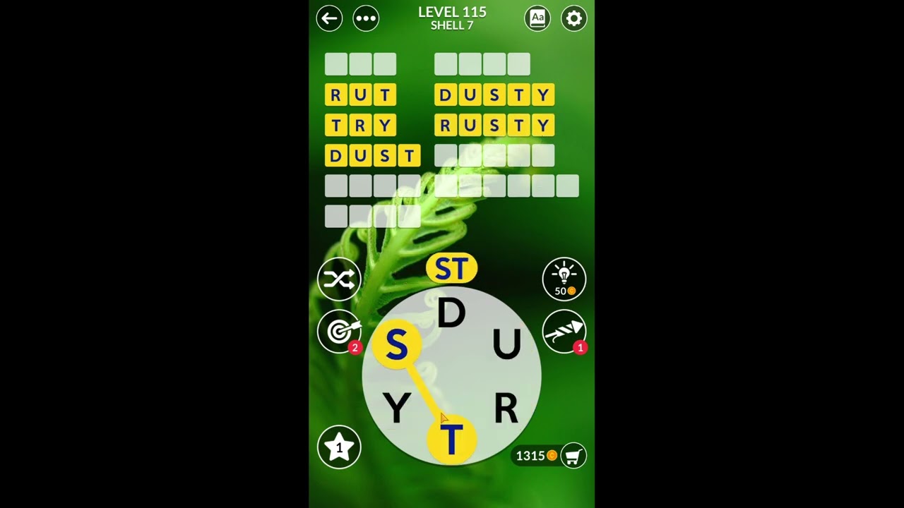 Wordscapes Uncrossed Level 115 Answers - YouTube