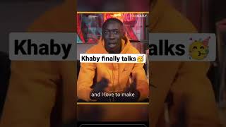 Khaby finally talks🥳 #shorts