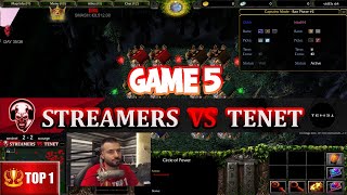 🏆TOP 1 DOTA - STREAMERS vs TENET (GAME 5) SEMI FINALS (Best Of 5)