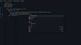 SQLite simple connection with java